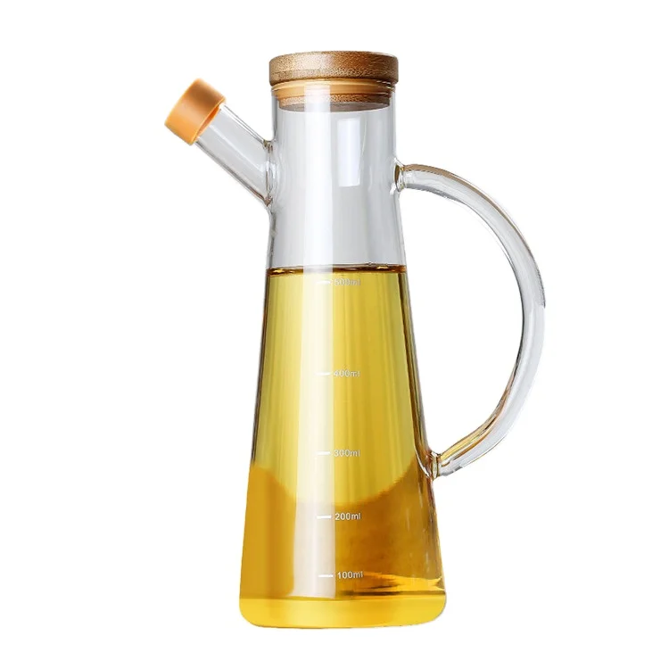 Outstanding Quality High Quality Exquisite Odd Shape Glass Vegetable Oil Can