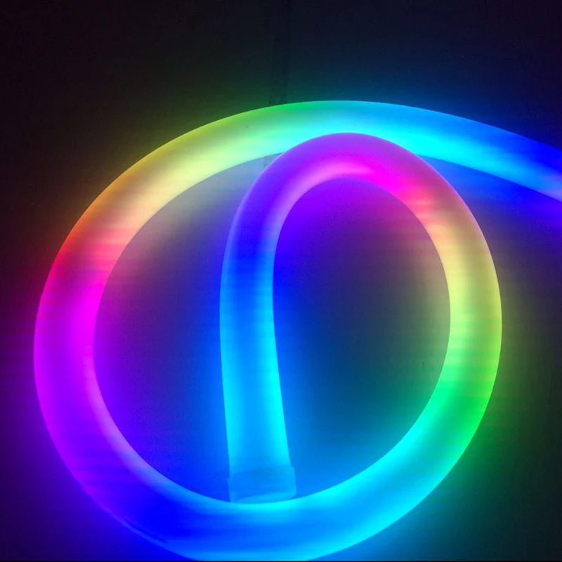 Прямая продажа с завода, светодиодная неоновая лента Glite 12 В 24 В WW RGB