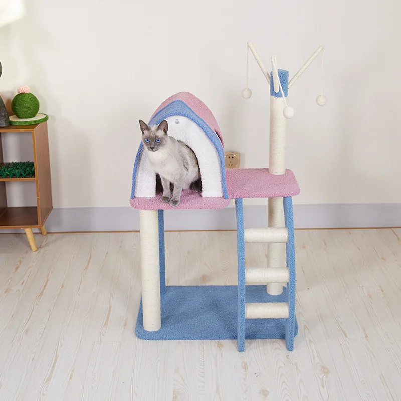 Wholesale Materials New Pet Toys Style Pet Accessories Cat Climbing Frame Big Cat Tree Cat Tree Condo