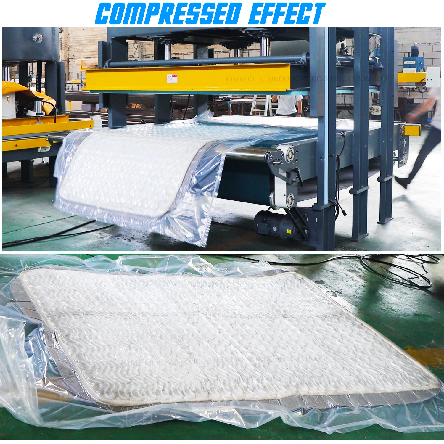 Automatic spring mattress compressor spring mattress making machines machine  mattress manufacturing machines