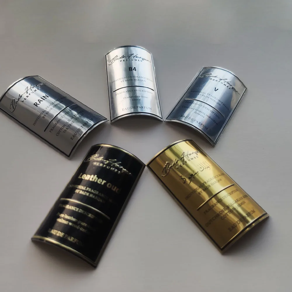 private labelgold metal clear Transparent label bike head badgemetal nameplate aluminum