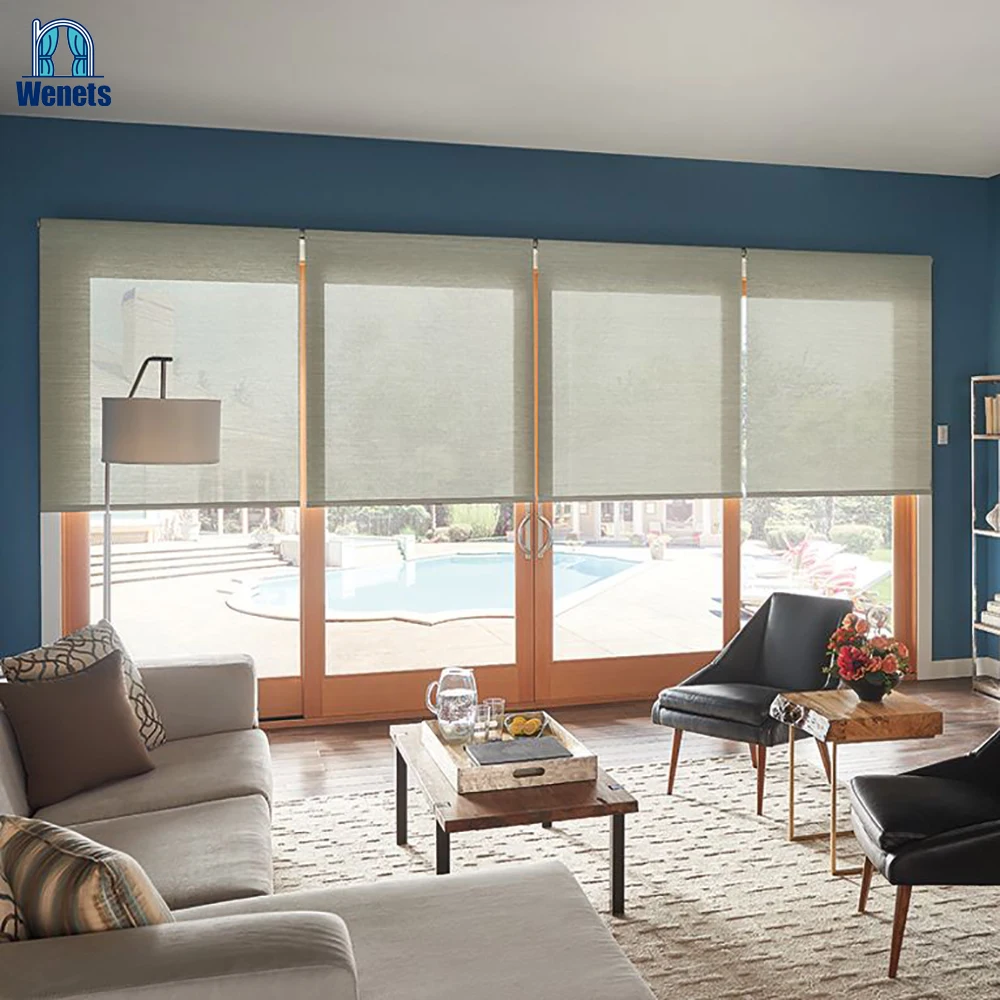 Wholesale price indoor electric roller blinds manual indoor zip roller blinds
