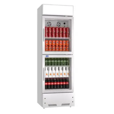 Drink vertical display freezers	upright drink refrigerator for Food & beverage factory  stand up beverage refrigerator