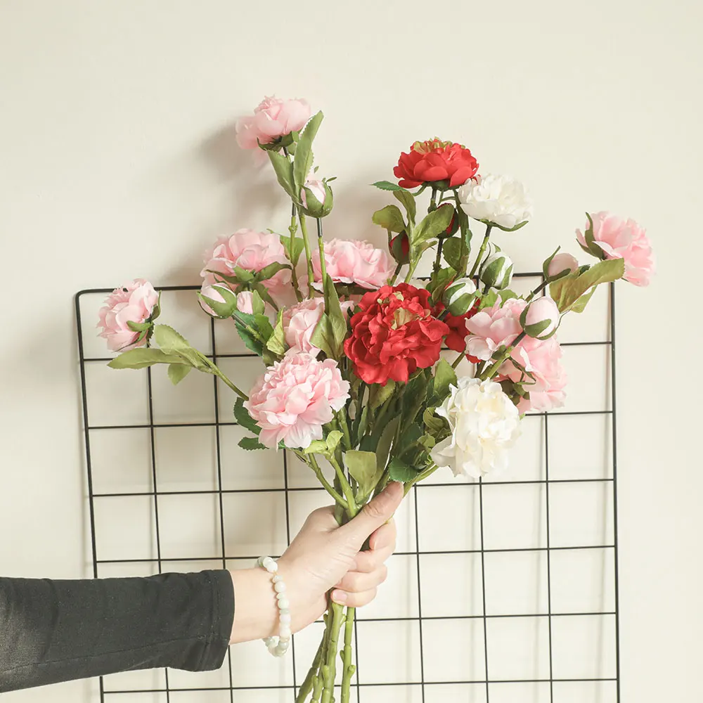 
China wholesale silk home artificial flowers bunches decor in bulk suppliers 