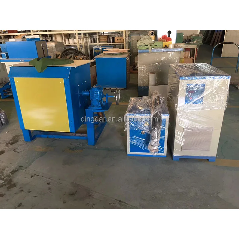 Fast Melting Of Metal Raw Materials, Small Metal Melting Furnace Energy-Saving Movable Electric Furnace