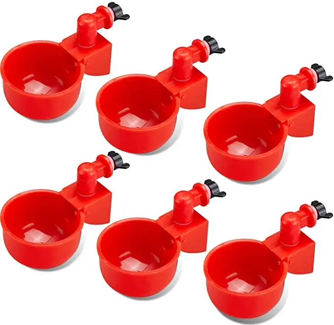 Farm Poultry Quail Watering System Automatic Chicken Waterer Cups For Water