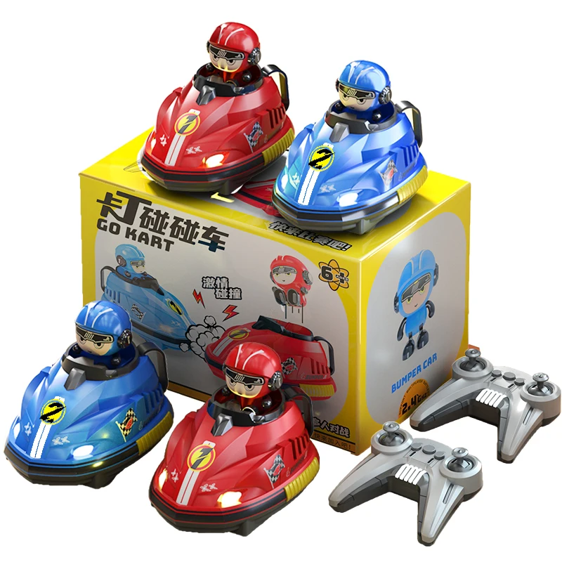 HMJ Parent Child Friend Two Player Battle Game Racing Toy Electric Battery Children Kid Battle 2.4G Remote Control Rc Bumper Car