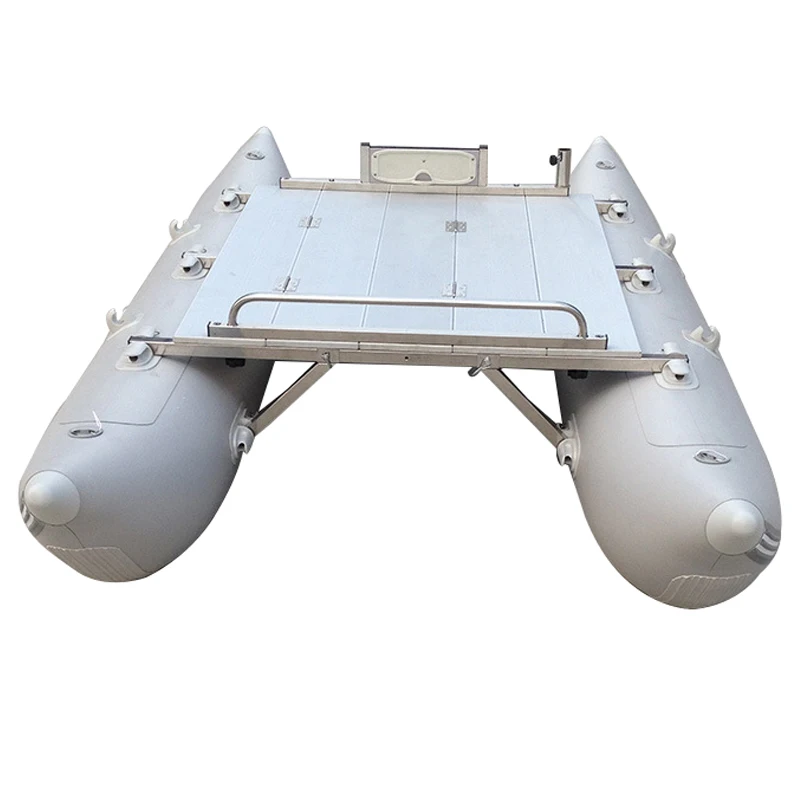 Inflatable aluminium power catamaran sailboat for sailing leisure fishing