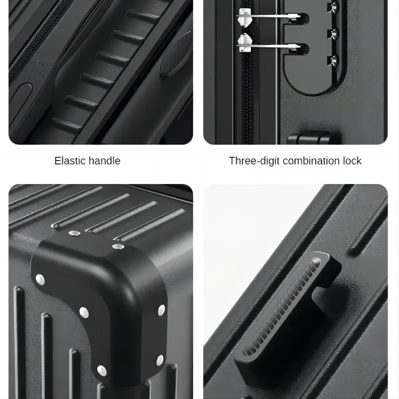 Aluminum large bags carry de duffle electric foldable leather luggage maletas on scooter sets suitcases travel valises voyage