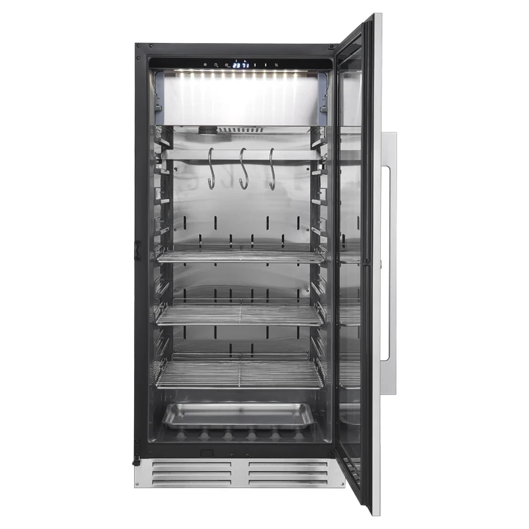 Самый продаваемый Стиль онлайн мощный умный инвертор компрессоры Надежный станок для сухого стейка шкафчик отверждения мяса стейков