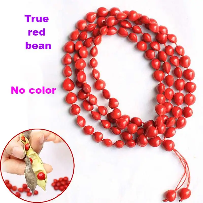 Оптовая продажа, браслеты Red Bean 108, ожерелья Bodhi, бусины ручной работы, Будды, бусины для мужчин и женщин, подарки для пар, акация, красные бобы
