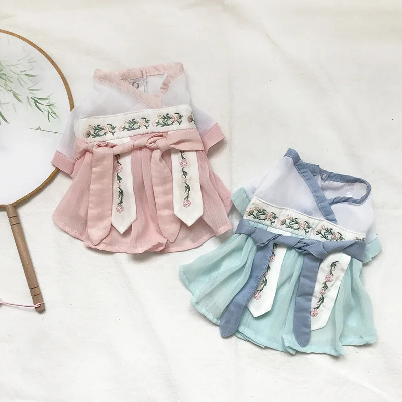 Good Quality xxx Dog Dress Luxury Pet Teddy Bear Cloth Cat Clothes for Small Dogs Summer Products