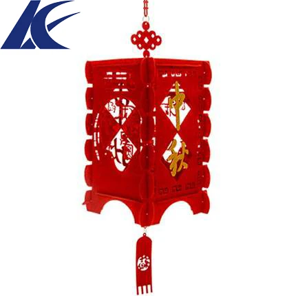 
Chinese Lantern Felt Hanging For Chinese New Year Shopping Mall And Home Decoration 