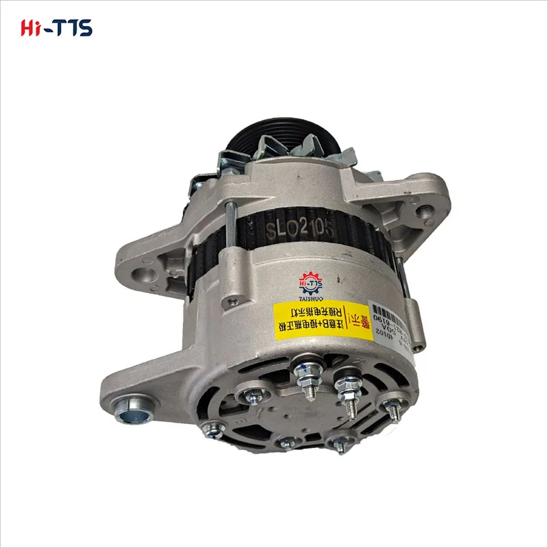 Excavator Engine Alternator PC200-3 6D105 24V  40A  600-821-6130, 6008216110, 6008216130, 6008216140, 6008216150, 6008216190, RK