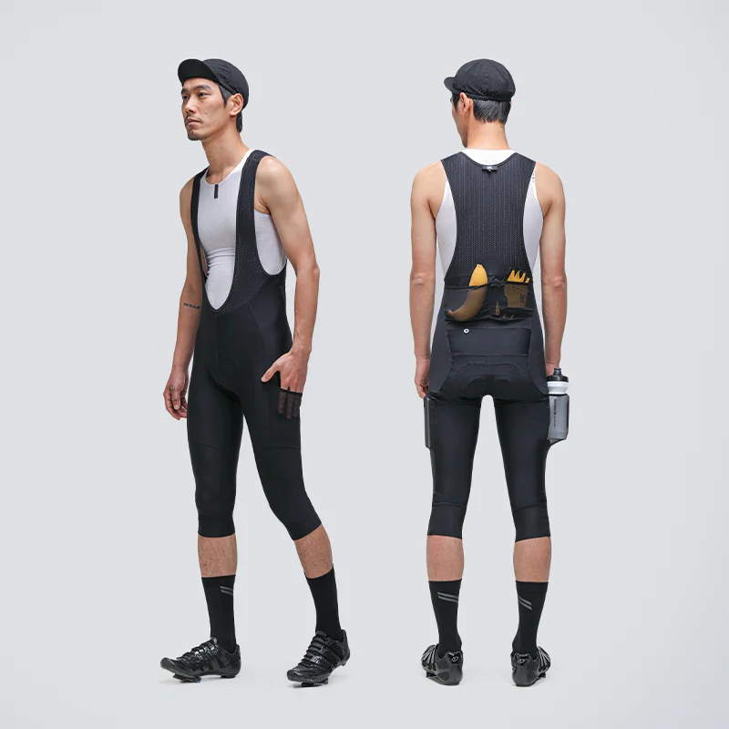 Wholesale Breathable Quick Dry Reflective Long Legging Bike Cycling 3/4 Bib Tight Shorts