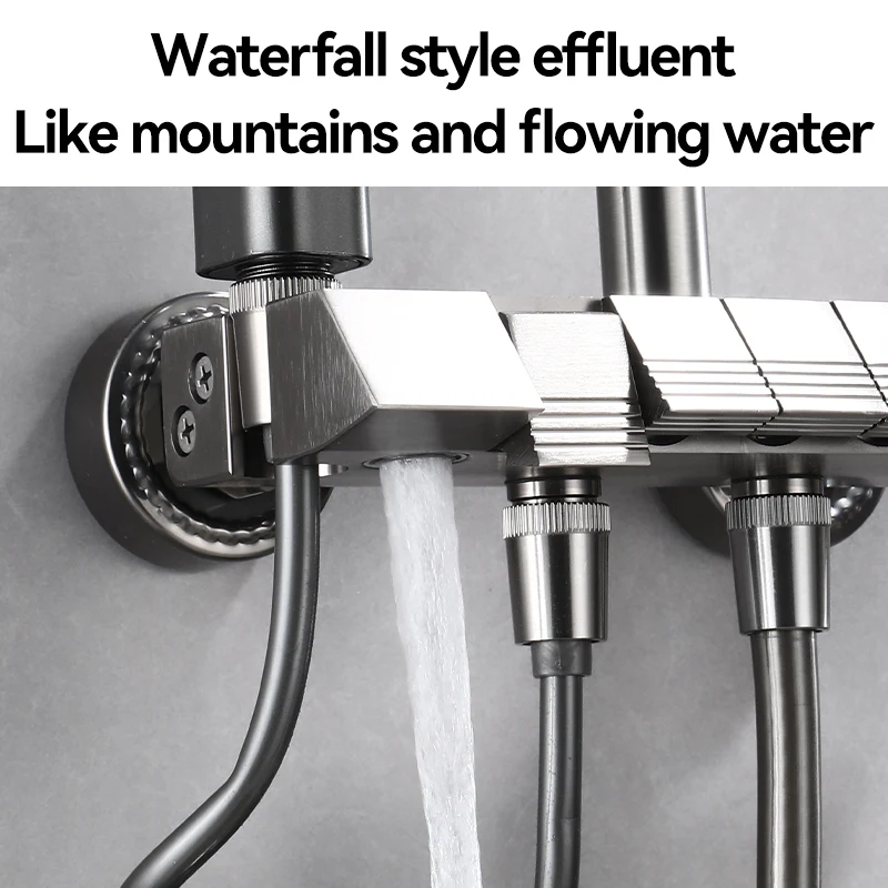 bathroom accessories luxury set shower shower set piano shower mixer set