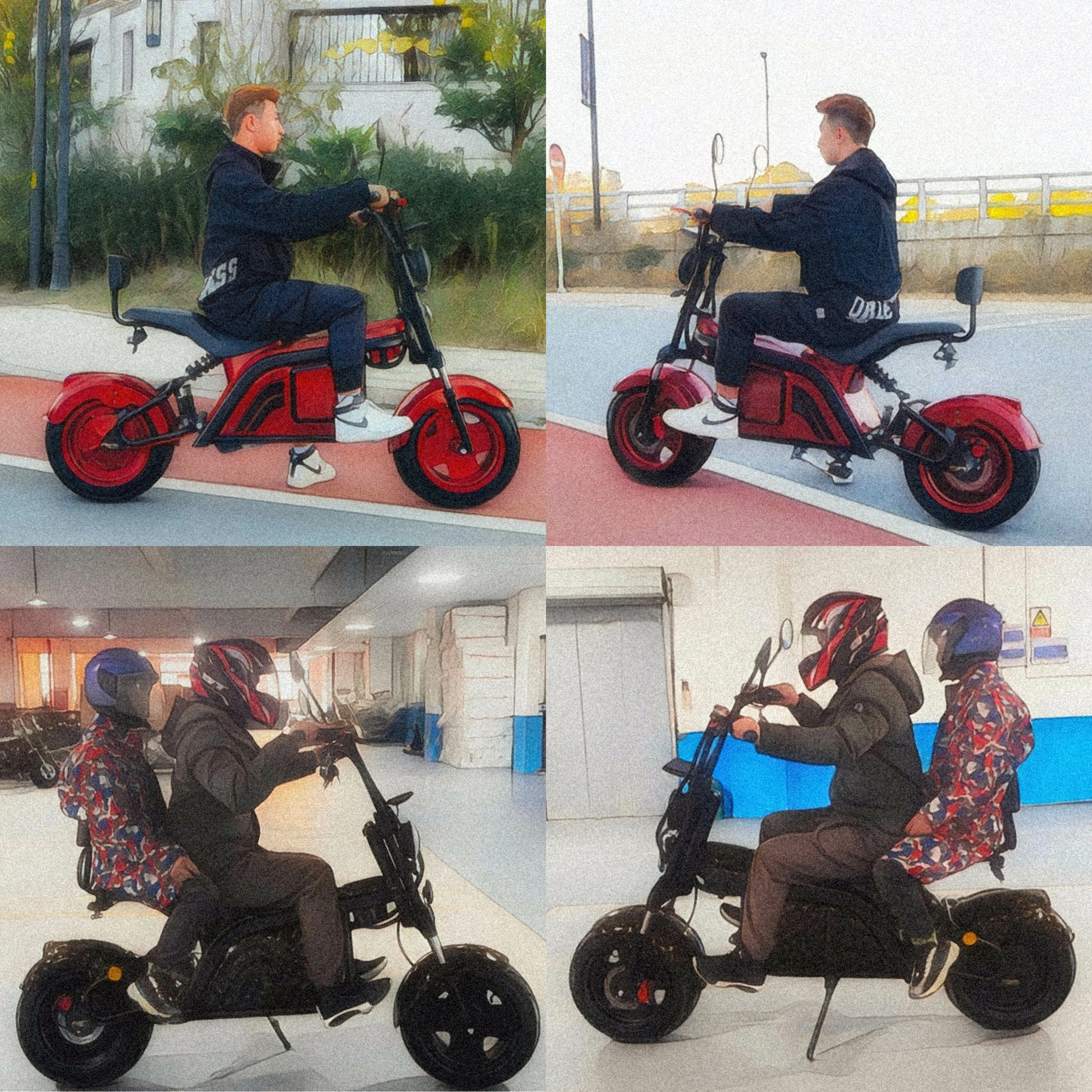 2023 Factory Wholesale Sharing Electric Scooter 1500W Brushless Citycoco Adult Electric Motorcycle Scooter For Rent Business