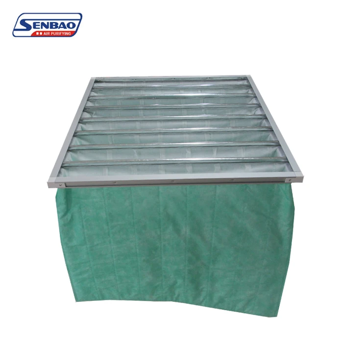 On Sale F5 F6 F7 F8 F9 Pocket Filter Synthetic Fiber Washable Bag Purifier