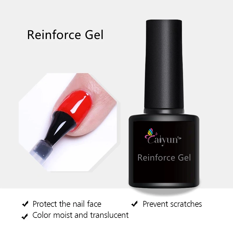 Supper Best Clear Non Toxic Steady Base Color Top Coat Long Lasting Strong Reinforce Gel For Nail Art