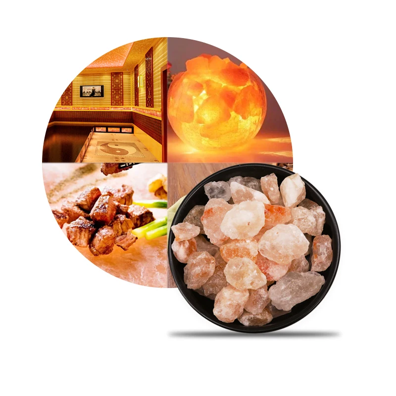 Himalayan salt  rose salt granule aromatherapy sweat room hot compress bag manufacturers supply crystal salt block price