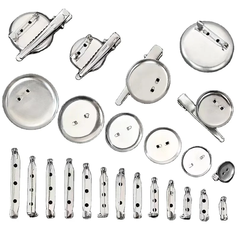 Amazon Hot Sale Safety Pin Clips Multi Specification Size Brooch Tie Clip For Women Bows Bottom