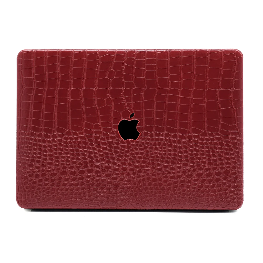 Шикарный flaux Крокодил PU раскладный Кожаный чехол Чехол для ноутбука Macbook Air 13 A2337 A2179 A1932 ноутбук кожный чехолдля марки