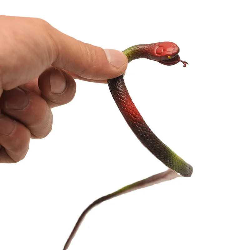 Wholesale Anti Stress Relief Toys  Capsules Rubber Snake Toys For Kids