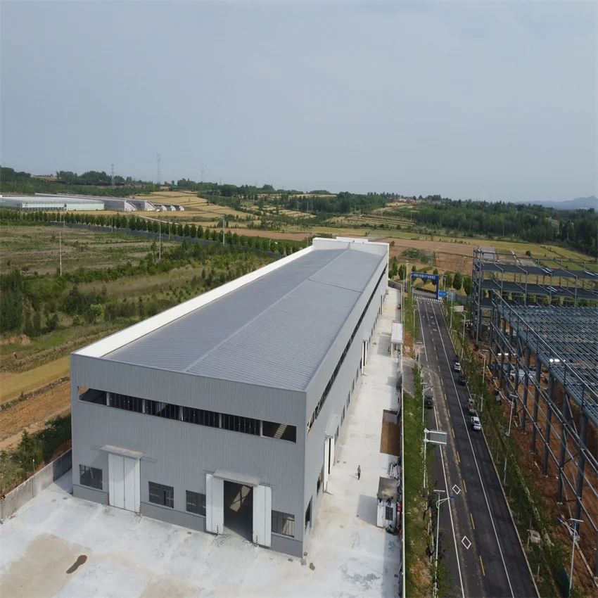 Steel Structure Workshop Building Pre Engineered H Section Light  Weight Steel Frame Construction Produced by Chinese Factory