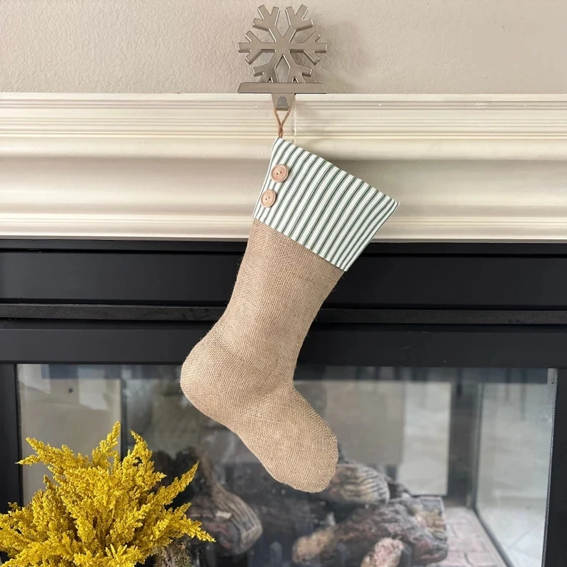 Wholesale Striped Stockings Christmas Personalized Xmas Custom Christmas Stocking