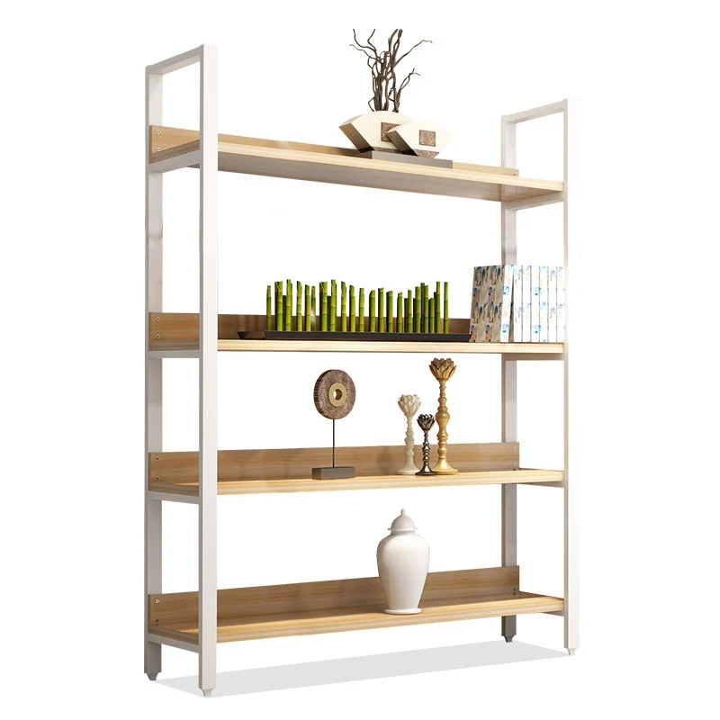 Modern Style Industrial Style Bookcase and Book Shelves Vintage Wood tube Bookshelf