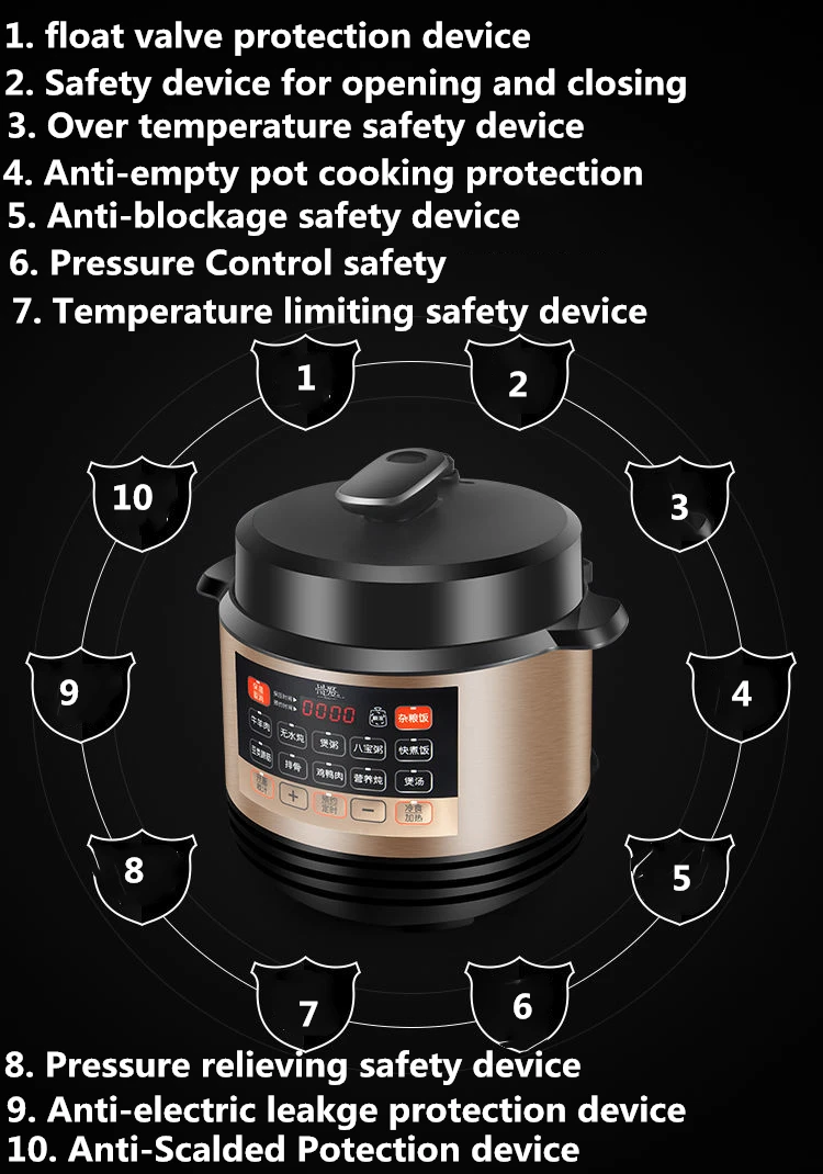 Производитель многофункциональная электрическая скороварка Nutri 8 1 J-05 Instapot 5L 6L с сертификатом CB