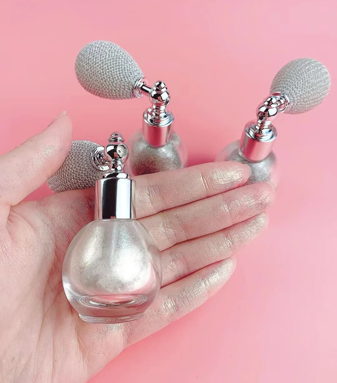 Loose Powder Spray Shimmer Body High Lighter Makeup Body Glitter Spray