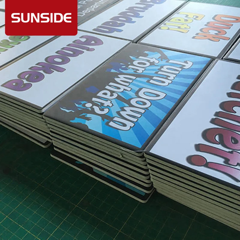 Factory Custom Color Die Cut Full Color Printing PVC Foam Board Sign/PVC Sintra Board