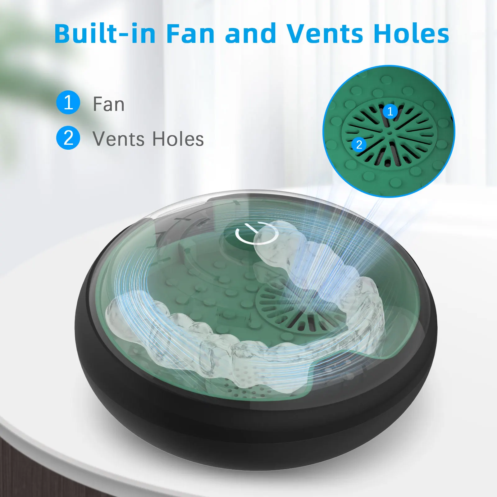Newest Wholesale Transparent Dental Membrane Crown Retainer Case Plastic Denture Box