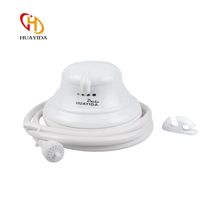 Wholesale direct temperature adjustable electric instant geyser shower heater water in bathroom