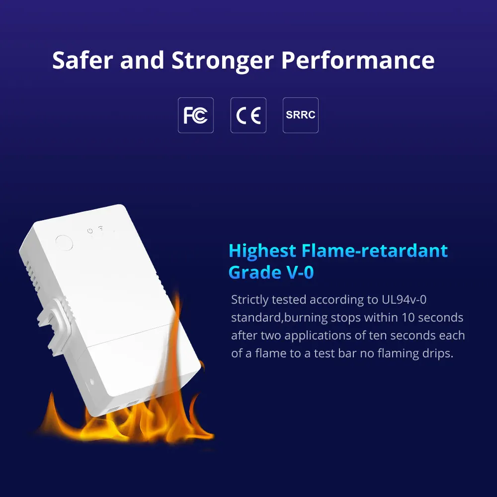 SONOFF POW Origin 16A Wifi Smart Voice Remote Control Switch Module Monitor Power Consumption Works With Alexa Google Home