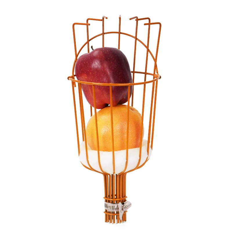 Stainless Steel Apples Mango Pear Orange Avocados Picking cherry metal telescopes fruit picker tool