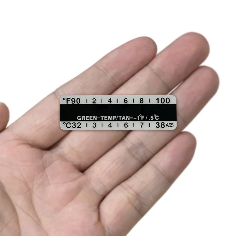 Household Lcd temperature sensitive Thermometer crystal sheet baby Bath thermometer strips liquid crystal thermometers strips