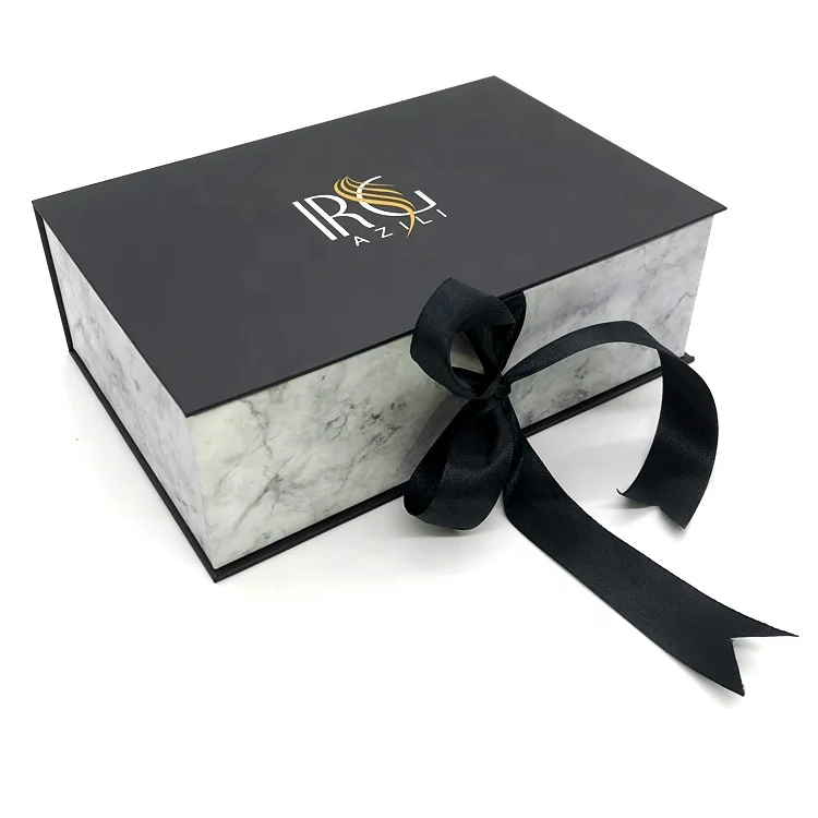 China supplier gift box manufacturer wholesale black magnetic gift box