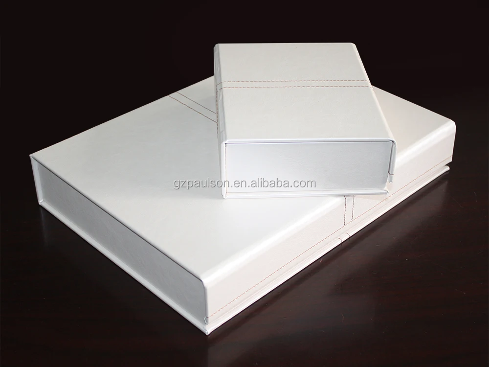 leather with Acrylic album + box