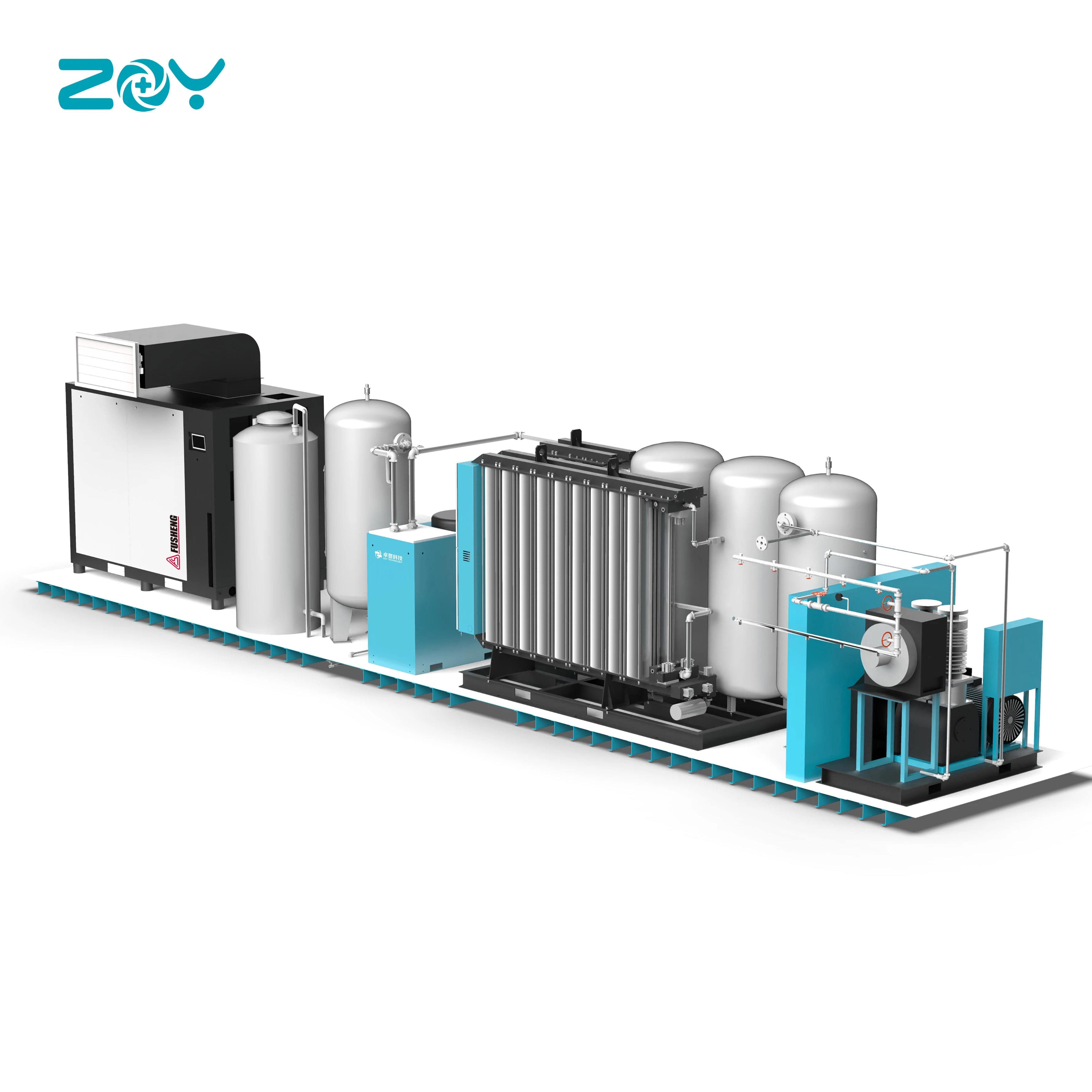 ZOY PSA oxygen generator electric hydrogen and medical oxygen generation plant PSA generator for cylinders filling