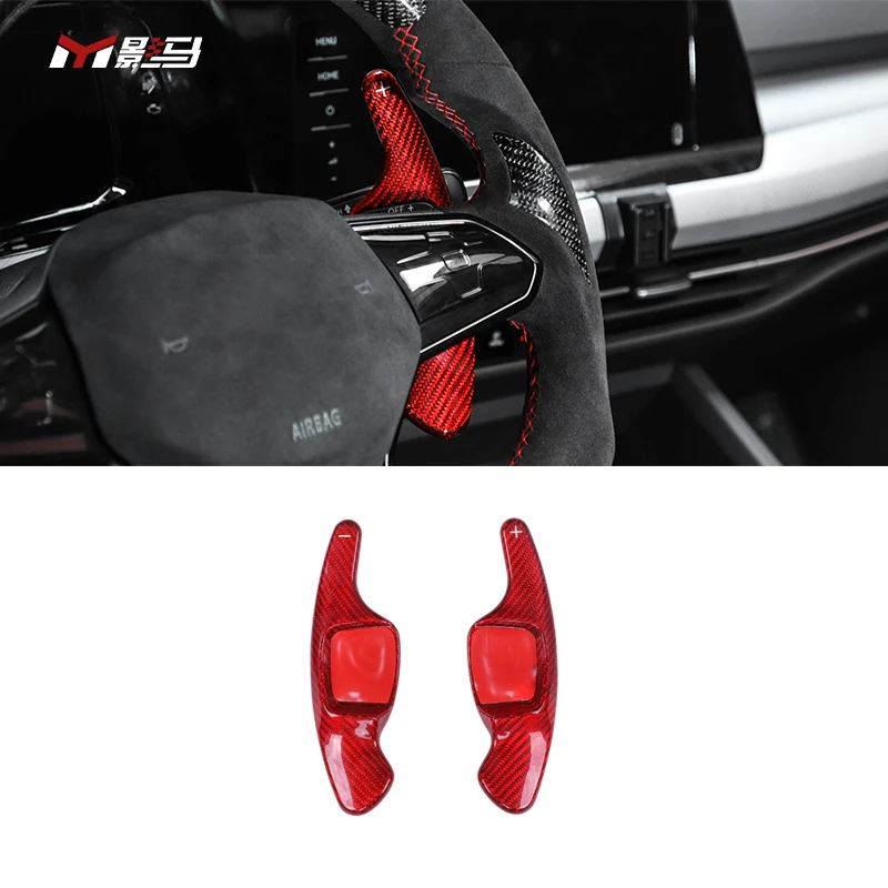 Carbon Fiber Paddle Shifter For Volkswagen Vw Golf Mk8 Golf 8 Carbon Steering Wheel Paddle Shifters