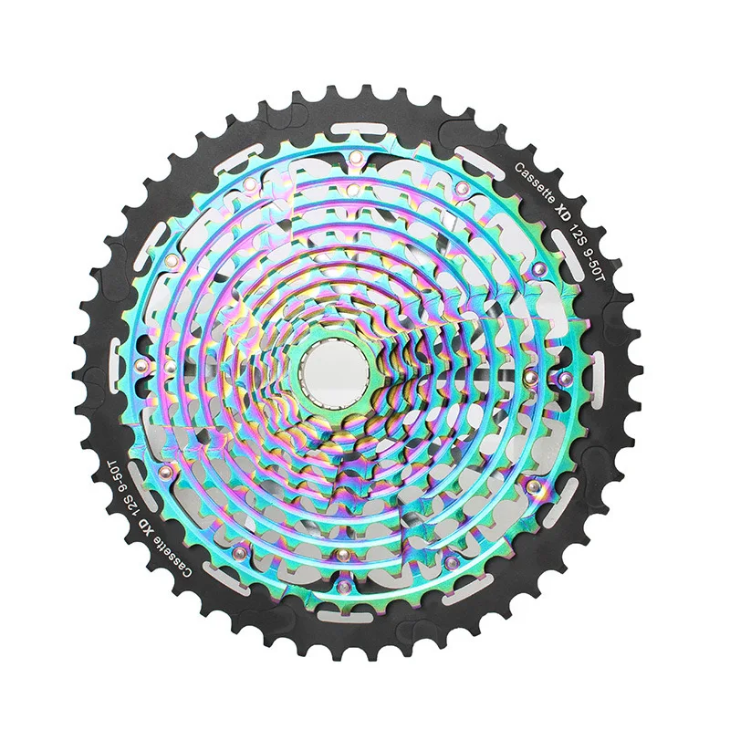 11 Speed 11-50T Bike Rainbow Cassette Freewheel Colorful Bicycle Flywheel