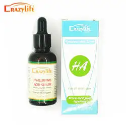 Crazylife 30 ML Anti Aging Face Skin Care Serum Hyaluronic Acid Vitamin C Essence  Whitening Moisturizing Facial Serum
