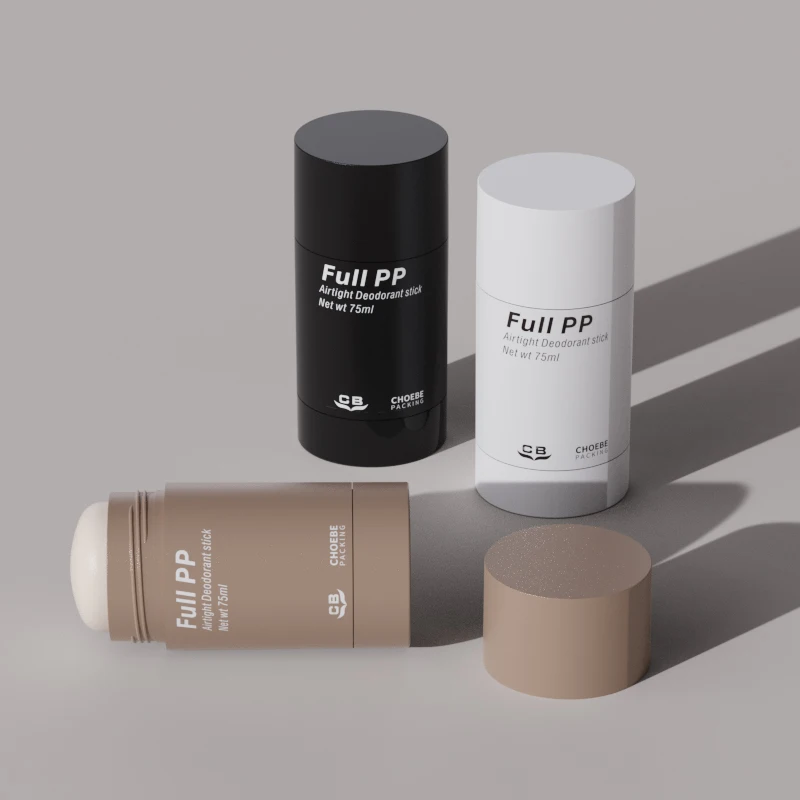 Choebe New 75ml Empty Cream Packaging Round Twist up Deodorant Stick Bottle Roll on Gel Tube