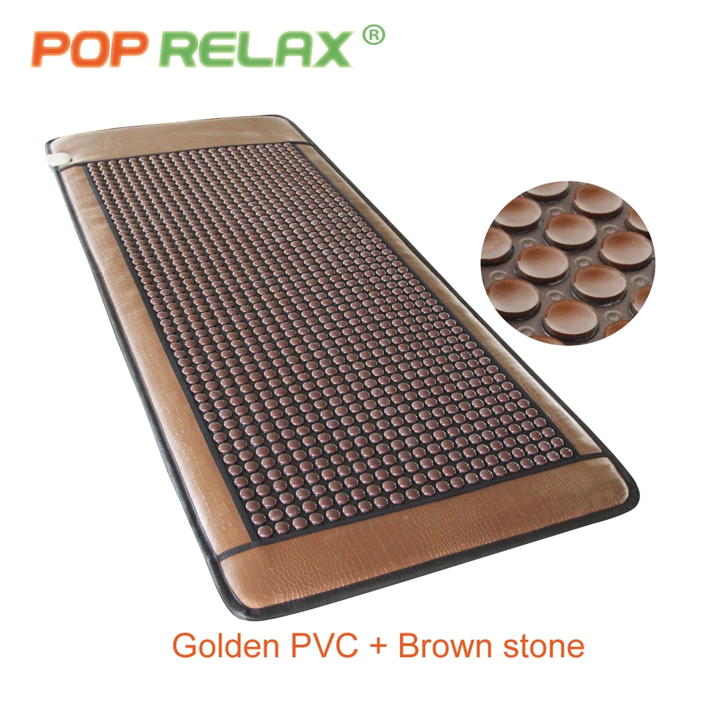 Korean Jade Tourmaline Stone Ceratonic Thermal Mat Far Infrared Heating Massage Bed Mattress Mat