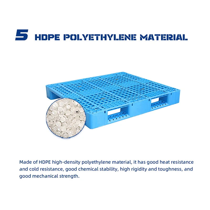 Chinese suppliers  supply industrial racking 3 skids reinforced plastic pallet for export use