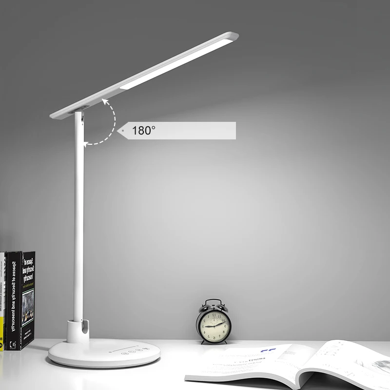 12W Smart Sliding Touch Dimming Brightness Adjustable Desk Lamp Study Reading Eye-Caring Table Lamps Wholesale