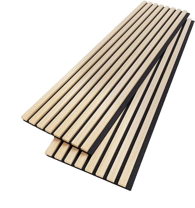 Diffusion Wall Panels, Decorative Sound Proof Panels for Home Office Studio Room Wood Acoustic Slat Panels