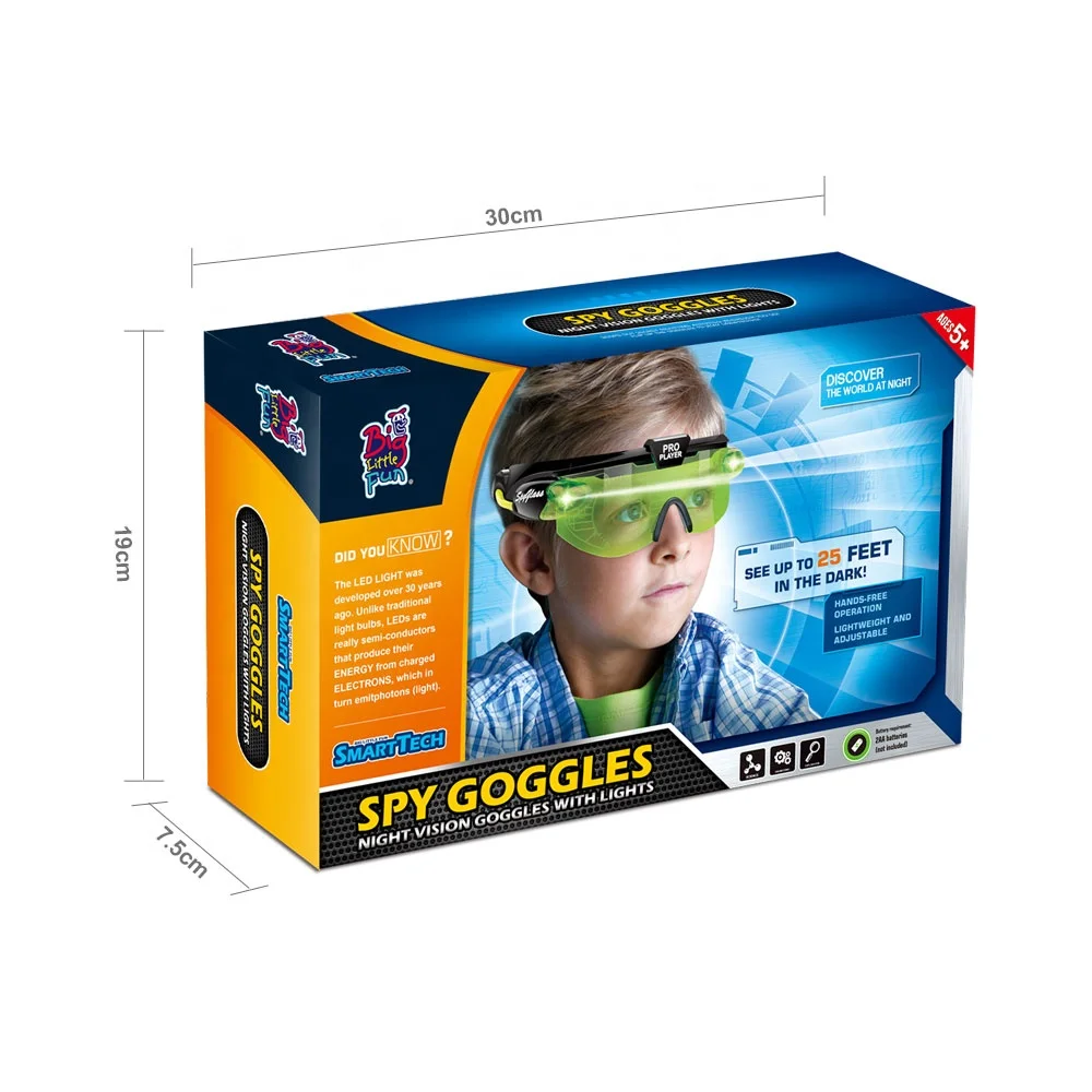 Spy Gear Set for Kids Night Vision device  kids Durable Gift for boy kid Micro Listener Equipment